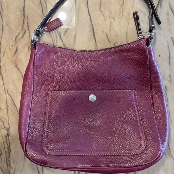 Coach Pebble Leather  Handbag - Picture 1 of 6